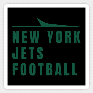 New York Jets Football 80s Magnet